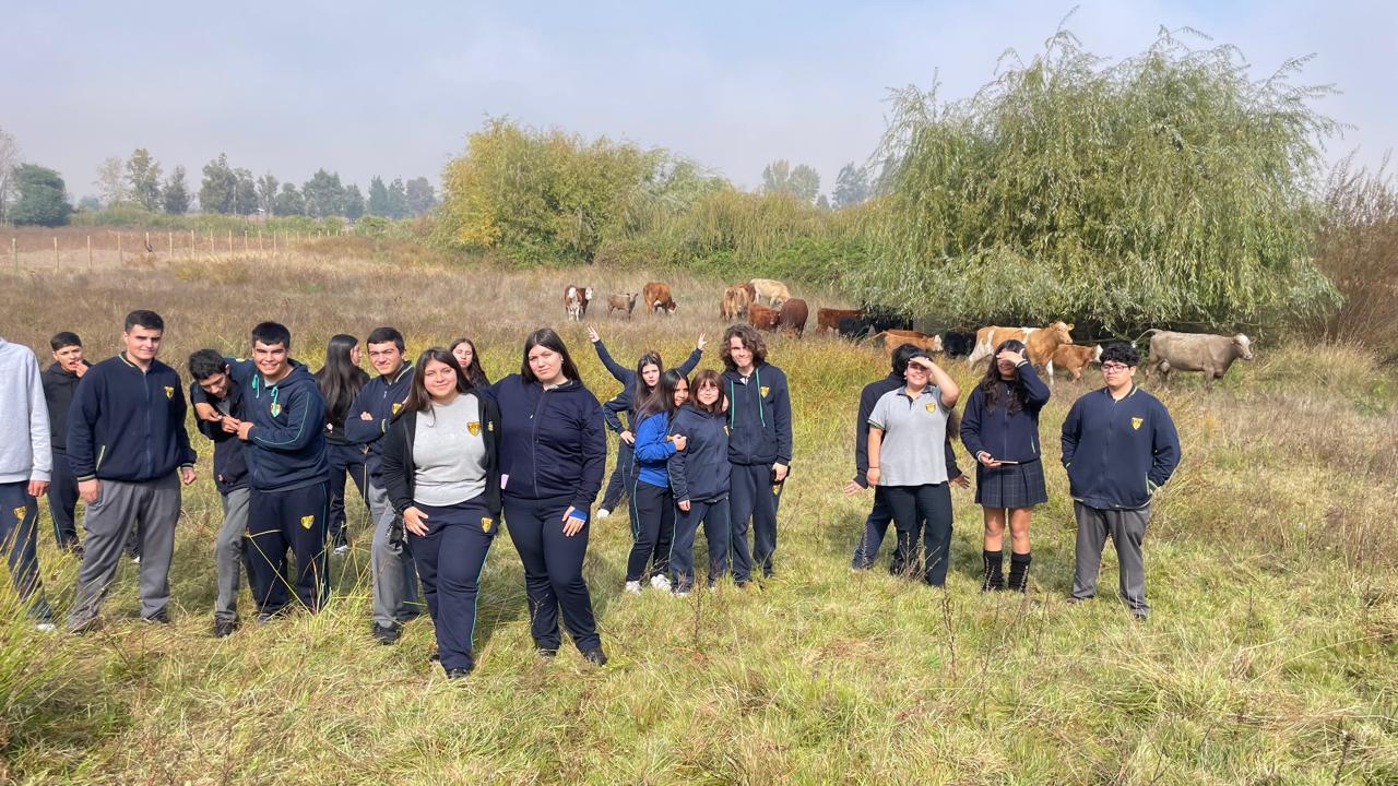 Estudiantes en terreno